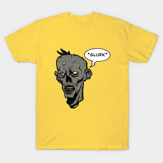 Zombie (Grey) T-Shirt by RealmsOfNowhere